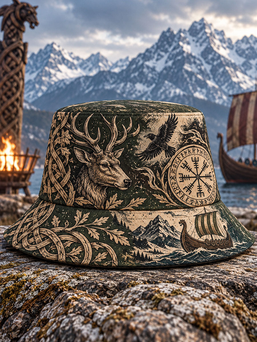 Vikingmönster Fiskemössa