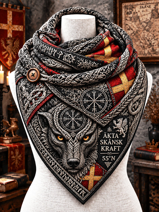 Sverige Skåne Viking-print Casual Scarf
