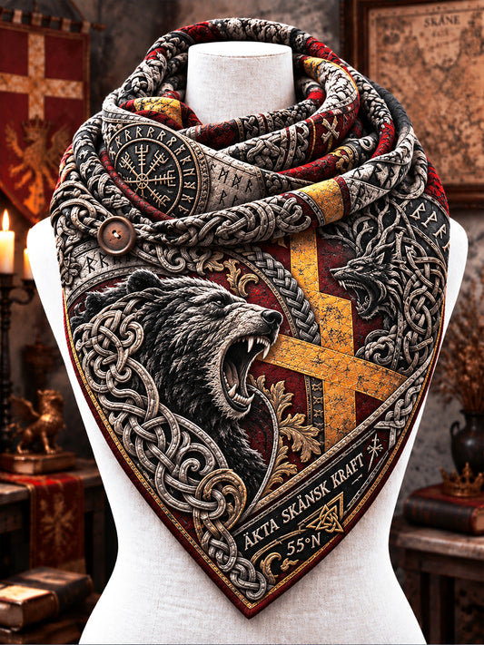 Sverige Skåne Fun Skriv ut Casual Scarf