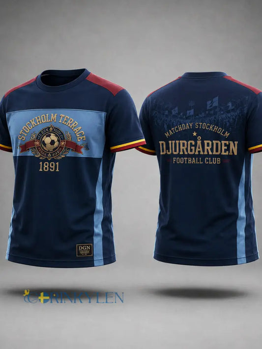 Stockholm Blå & röd T-shirt - som bild / S