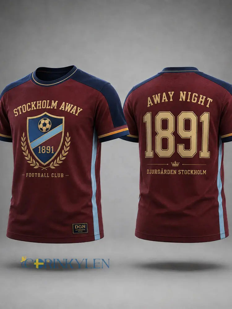 Stockholm Fotboll 1891 T-shirt - som bild / S