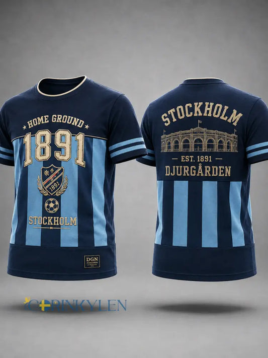 Stockholm Fotboll Era 1891 T-shirt - som bild / S