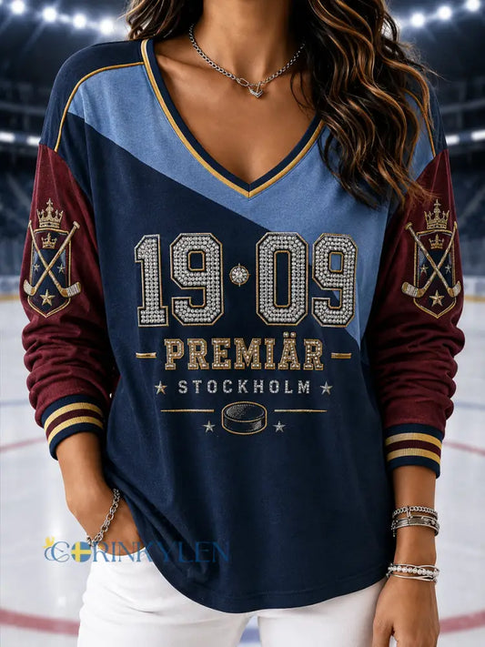 Stockholm Ice Queen Hockey T-shirt - som bild / S