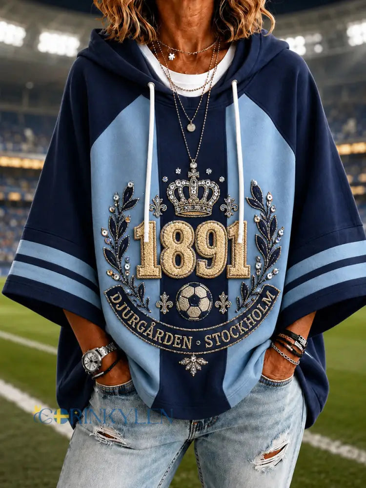 Stockholm Matchday Blå HoodieName - som bild / S