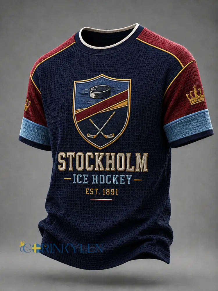 Stockholms isdivision Våffle T-shirt - som bild / S