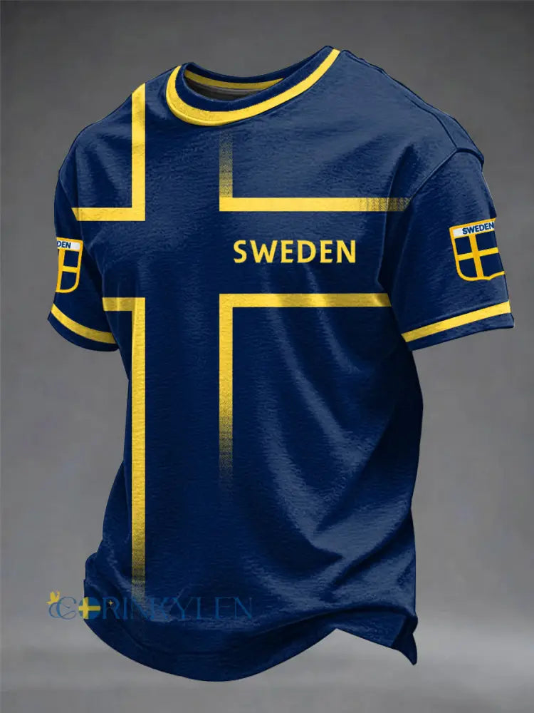 Svensk fotbollstävlat herrtröja - som bild / S