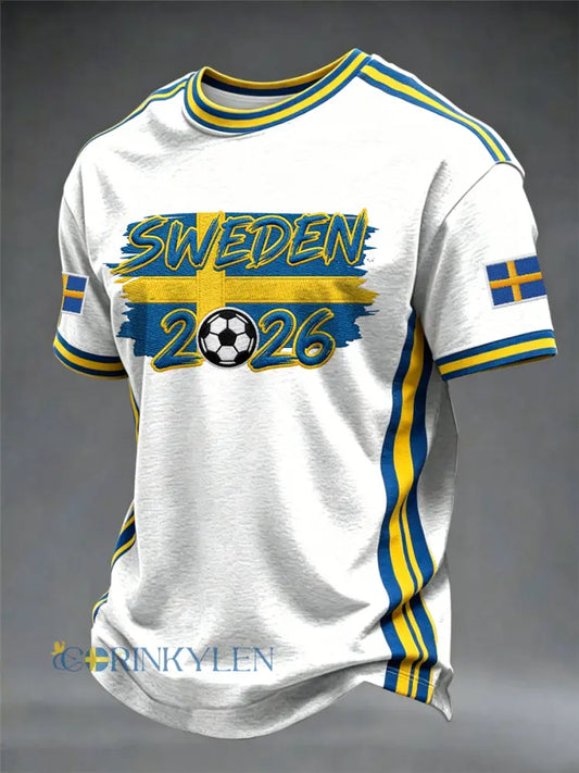 Svensk fotbollstävlat herrtröja - som bild / S