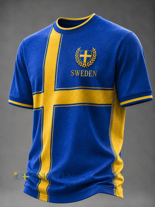 Svensk fotbollstävlat herrtröja - som bild / S