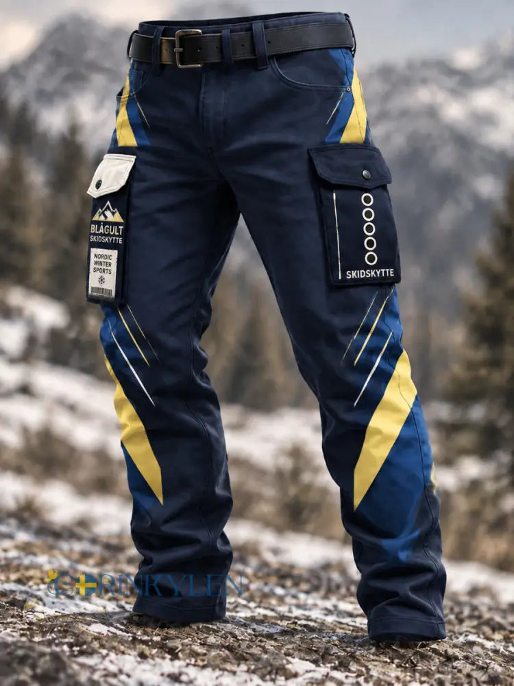 Sverige Skidskyttearv Vinterarbetsbyxor - som bild / S