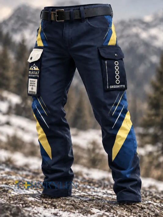 Sverige Skidskyttearv Vinterarbetsbyxor - som bild / S