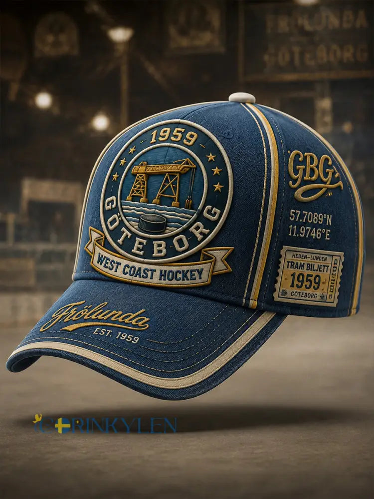 Unisex 1944 Göteborg Hockeyarv Våffelmönstrad Hat - A / ONE