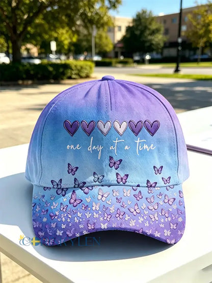 Unisex Alzheimers medvetenhetsstöd - mörk / ONE