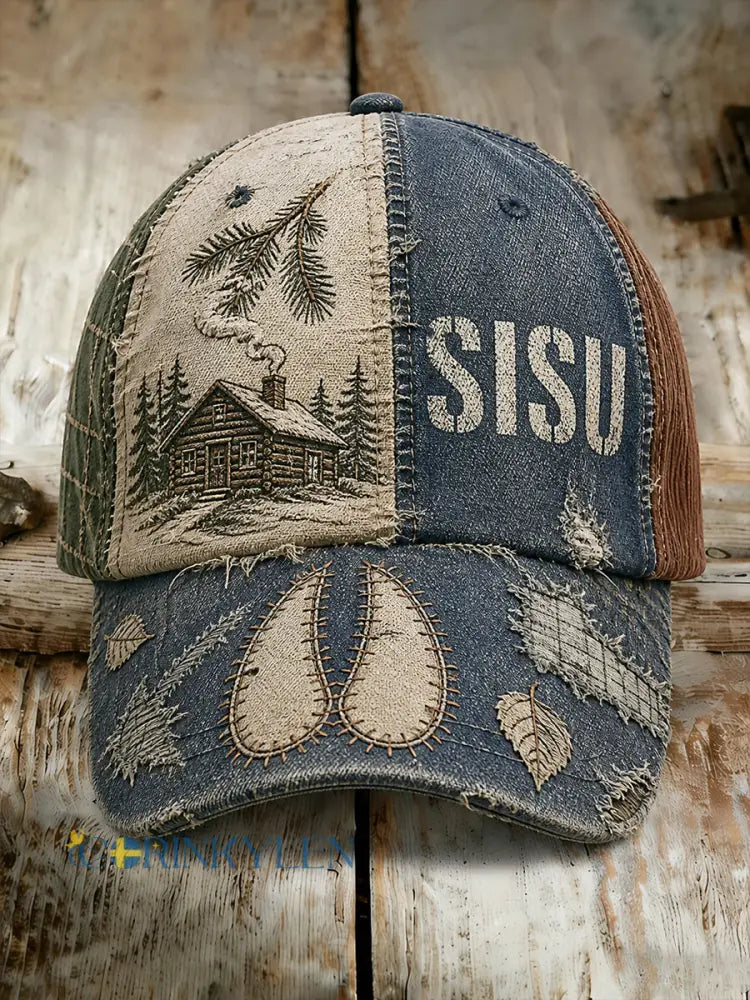 Unisex Casual hatt med Vintage Finsk konst Print - A / ONE