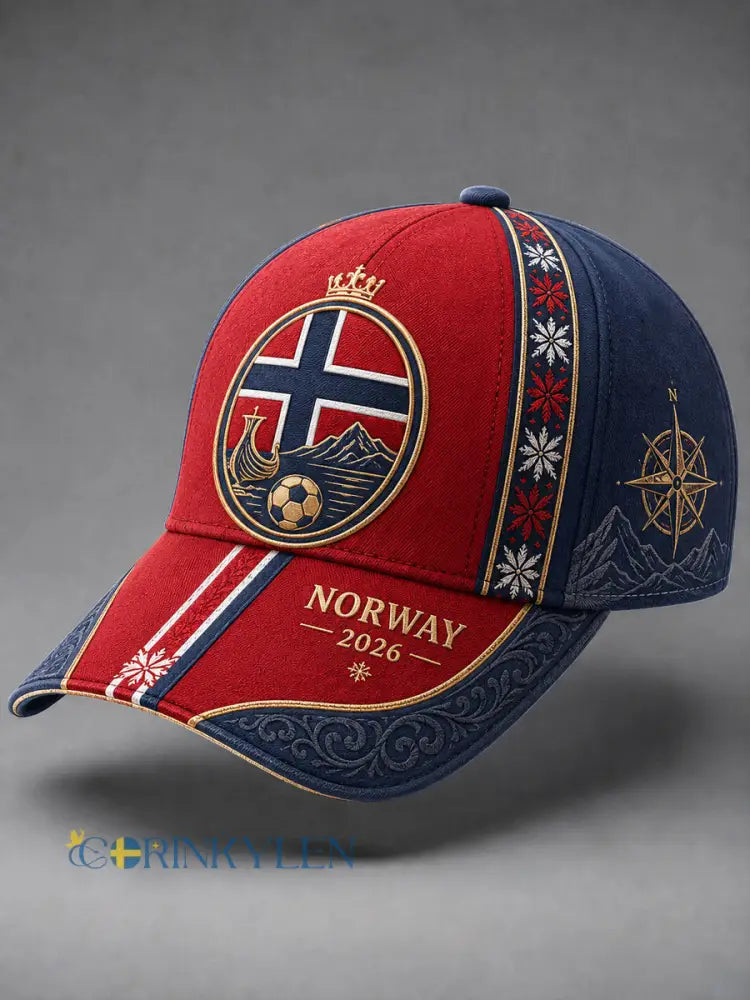 Unisex fotbollskäpp i norsk stil för 2026 - som bild / 58CM: