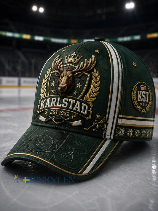 Unisex Grönvitt Hockeyarv Vintage Hat - A / S