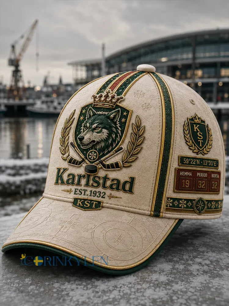 Unisex Grönvitt Hockeyarv Vintage Hat - A / S