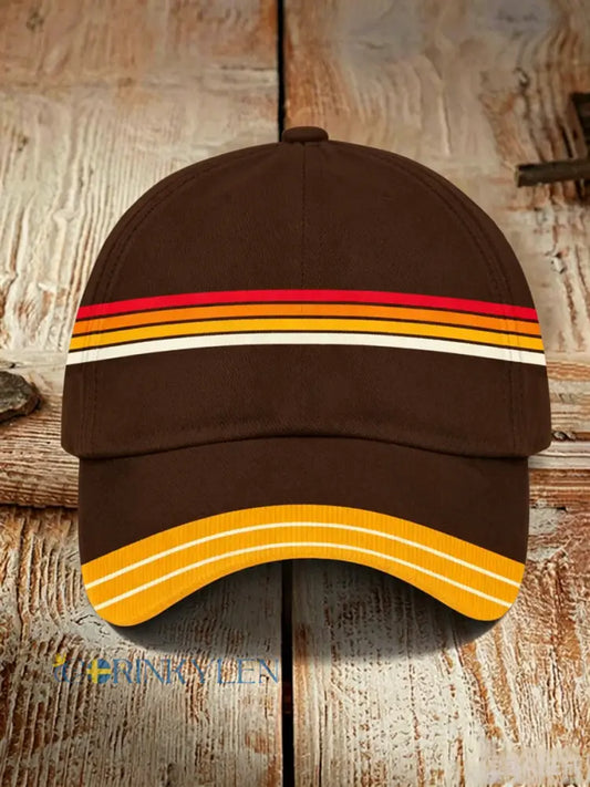 Unisex-hatt med retrotryck - som bild / ONE