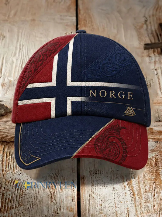 Unisex norsk fotbollsfankultur och hejarklackskonst – tryckt mössa - A / ONE