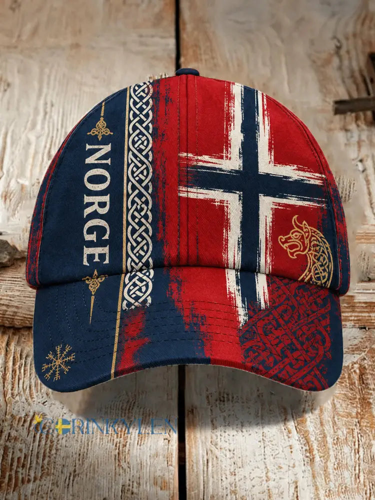 Unisex norsk fotbollsfankultur och hejarklackskonst – tryckt mössa - A / ONE