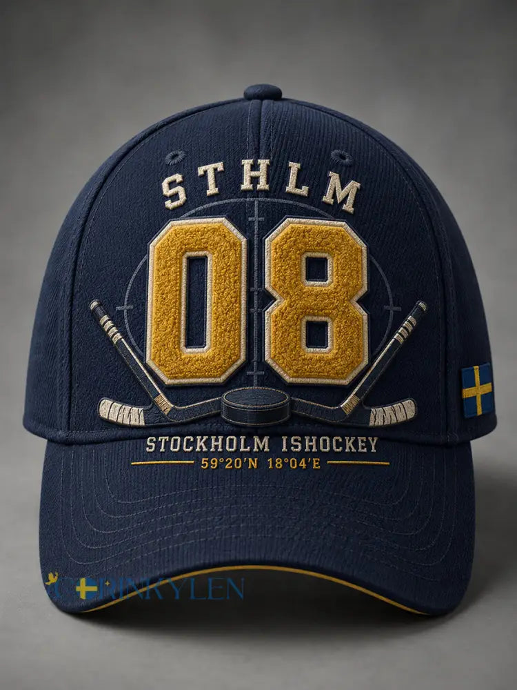 Unisex vintage ishockeymössa från Stockholm Sverige - A / ONE