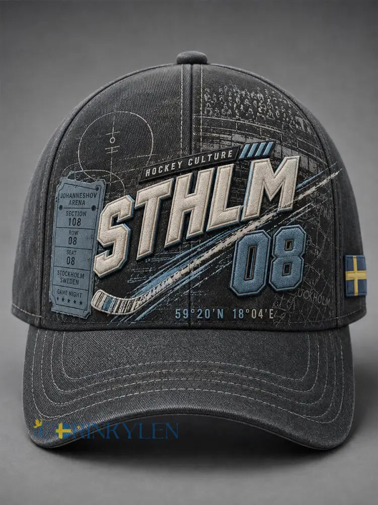 Unisex vintage ishockeymössa från Stockholm Sverige - A / ONE