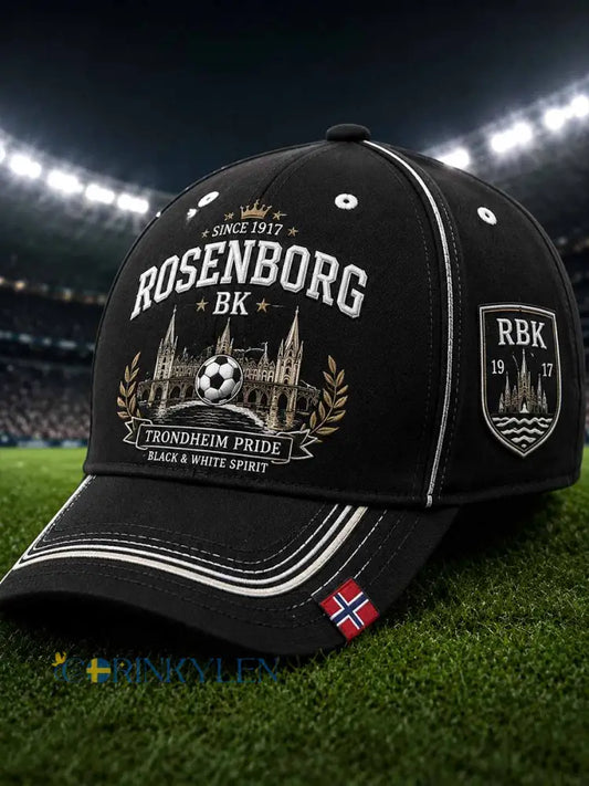 Unisex Vintage RBK fotboll lag mönster tryckt hatt - som bild / ONE