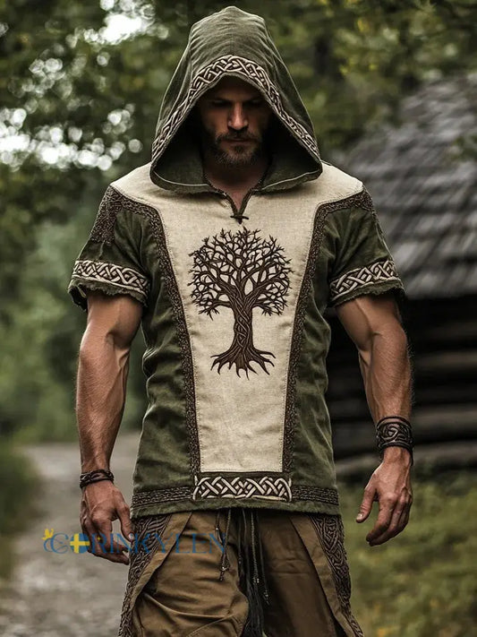 Viking tryckt tröj - som bild / S